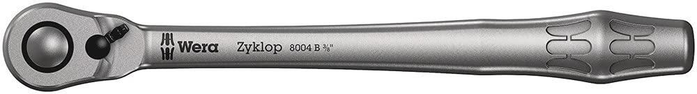 Wera 05004034001 8004 B Zyklop Metal-Knarre mit Umschalthebel mit 3/8Zoll-Antrieb , 3/8 Zoll x 222.0 mm