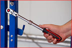 KS Tools 914.1220 1/2" SlimPOWER Teleskop-Gelenk-Umschaltknarre, 72 Zahn