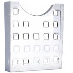 helit H6103102 - Wandprospekthalter „the grid wall“, 5 Taschen, DIN A4, glasklar