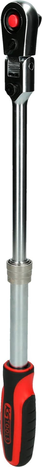 KS Tools 914.3820 3/8" SlimPOWER Teleskop-Gelenk-Umschaltknarre, 72 Zahn