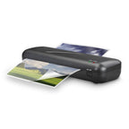 Hama Laminiergerät plus Laminierfolien (A4, A5, A6, Visitenkarten, als Laminiergerät Set inkl. Folie für Laminiergerät, Plastifizier Maschine kalt und heiß Lamination plus Zubehör, 80-125 mic)