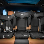 Maxi-Cosi Nomad XL Plus, Mitwachsender Kindersitz 9-36kg, 15 Monate - 12 Jahre, 76-150cm, Klappbarer Kinderautositz, Ultrakompakt & Leicht, G-CELL Seitenaufprallschutz, Reisetasche, Authentic Black