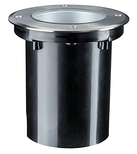 Paulmann Beleuchtungssystem Plug&Shine LED-Außeneinbauleuchte 6 W Warm-Weiß 93908 Silber 38 °