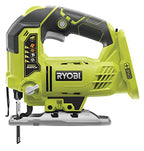 RYOBI 18 V ONE+ Akku-Stichsäge R18JS-0 (max. Schnitttiefe Holz: 101mm, Hublänge 25mm, stufenlose Hubzahlregulierung, werkzeugloser Sägeblattwechsel, inkl. Stichsägeblatt, ohne Akku & Ladegerät)