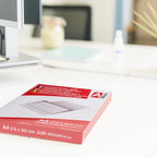 Albyco Laminierfolien, Laminiertaschen im A4-Format | Laminierfolie | Glänzend | Ab 10 Packungen à 100 Stück | Dicke 2x80 | (160) Mikron