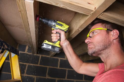 RYOBI 18V ONE+ 8-tlg, Akku-Combo-Kit RCK184O-242SZL, Schlagbohrschrauber, Winkelschleifer, Handkreissäge, Delta-Vibrationsschleifer, 2x Akkus (4,0Ah & 2,0Ah), Ladegerät, Werkzeugtasche