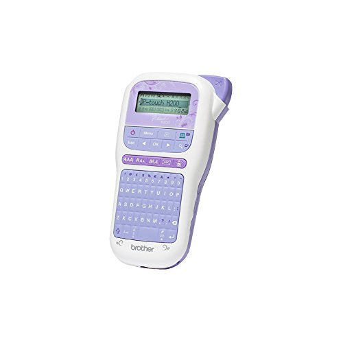 Brother PT-H200 Beschriftungsgerät (für den Bastel- und Dekobedarf, für 3,5 bis 12 mm breite TZe-Schrift- und Textilbänder, 30-999 mm einstellbare Etikettenlänge)
