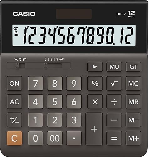 Casio-DH-12BK S-EH Taschenrechner Desktop -