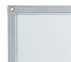 FRANKEN Magnetisches Whiteboard 200 x 100 cm, Magnettafel mit lackierter Stahl-Oberfläche, Schreibtafel inkl. FRANKEN Marker & Ablageschale, Für Büro, Home Office & Schule, Aluminiumrahmen, X-tra!Line