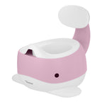 Kindsgut Kinder-Töpfchen, Babytopf WC/Klo, kinderfreundliches Wal-Design und dezente Farben, Toiletten-Training, zartrosa