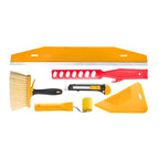 HARDY WORKING TOOLS 6in1 Tapezierset - Tapezierwerkzeug Tapezierbedarf - Tapetenwerkzeug - Tapetenglättungs-Werkzeug-Set - Trimmwerkzeug - Komplettes Tapetenset, Schneidwerkzeug