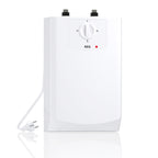 AEG Boiler BOI 5 U, Untertischboiler 5 Liter Niederdruck mit Stecker 230V für Küchenspüle + Wachbecken, 2 kW, Made in Germany, 204616