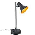 RL LIVE YOUR LIGHT Reality Leuchten R50161002 Tischleuchte, Metall, schwarz/gold