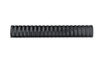 GBC 335000 Binderücken Plastik, A4, 21 Ringe, oval 32 mm, für 280 Blatt, schwarz (50 Stk)