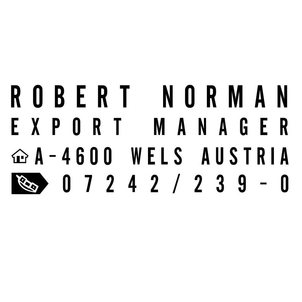 Trodat 4912 Printy Textstempel Typomatic, Stempelset zum Selbersetzen, Kissen
