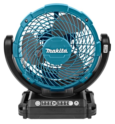 Makita DCF102Z Akku Lüfter 18 V (ohne Akku, ohne Ladegerät), Blau, 101