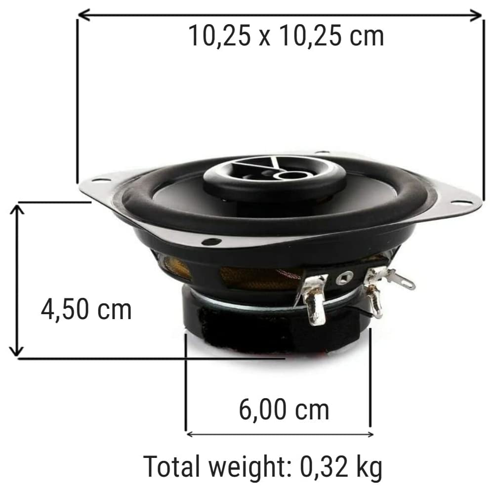 JBL Stage2 424 2-Wege Auto Lautsprecher Set von Harman Kardon - 150 Watt KFZ Autolautsprecher Boxen 10 cm