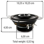 JBL Stage2 424 2-Wege Auto Lautsprecher Set von Harman Kardon - 150 Watt KFZ Autolautsprecher Boxen 10 cm