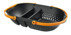 Fiskars Erntekorb, Zum Sammeln, Transportieren und Reinigen von Ernte und Erntewerkzeugen, Kunststoff, Schwarz/Orange, Plus, 1062831