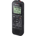 Sony ICD-PX370 Digitaler Mono Voice Recorder mit integriertem USB (Diktiergerät, MP3 Aufnahme, 57 Stunden Aufnahmezeit, 4GB Speicher, Optimized Voice Rec reduziert Umgebungsgeräusche) schwarz
