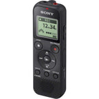 Sony ICD-PX370 Digitaler Mono Voice Recorder mit integriertem USB (Diktiergerät, MP3 Aufnahme, 57 Stunden Aufnahmezeit, 4GB Speicher, Optimized Voice Rec reduziert Umgebungsgeräusche) schwarz