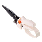 Fiskars Rasenkantenschere GS41 für Form- und Rückschnitt von Rasen und Hecken, Länge: 35,5 cm, Gewicht: 250 g, Weiß/Orange, FiberComp/Hochwertiger Stahl, Light, 1026917