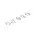Paulmann Wire Systems Set MacLED 5x4,5W Chrom matt