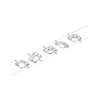 Paulmann Wire Systems Set MacLED 5x4,5W Chrom matt