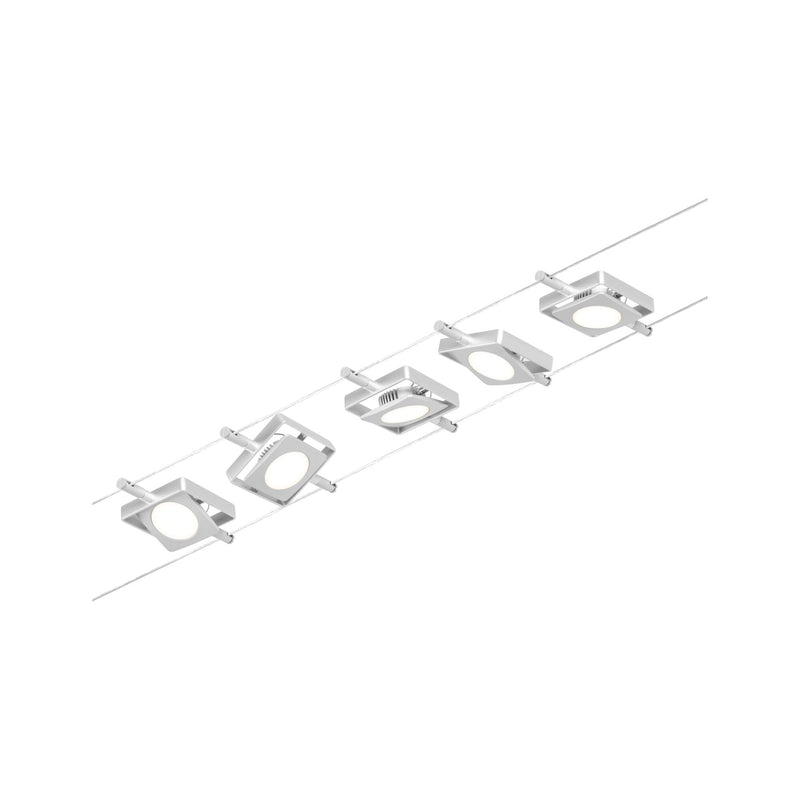Paulmann Wire Systems Set MacLED 5x4,5W Chrom matt