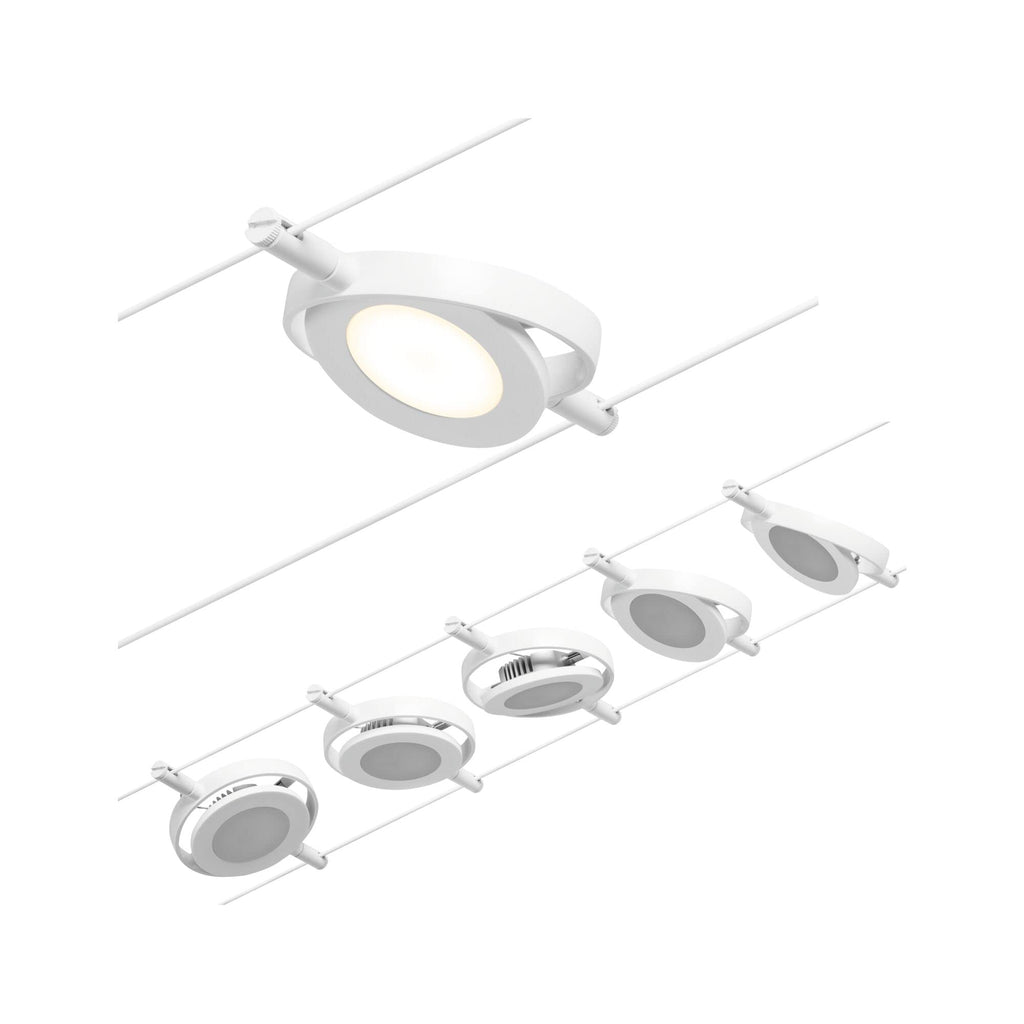 Paulmann Wire Systems Set RoundMac 5x4,5W Weiß mat