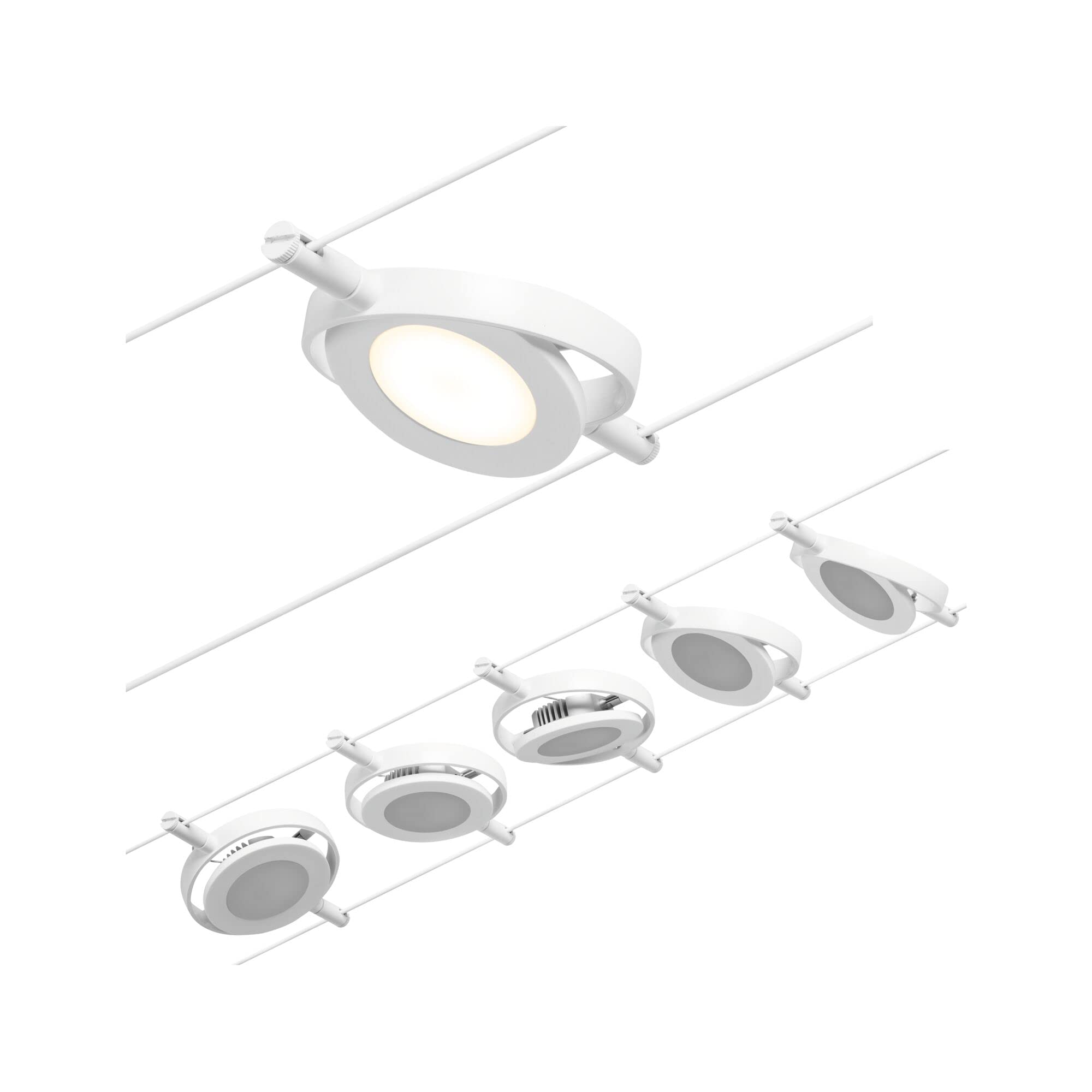 Paulmann Wire Systems Set RoundMac 5x4,5W Weiß mat