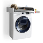 Vicco Wickelaufsatz, Wickeltischaufsatz, Weiß, 83 x 72 cm auf Waschmaschine