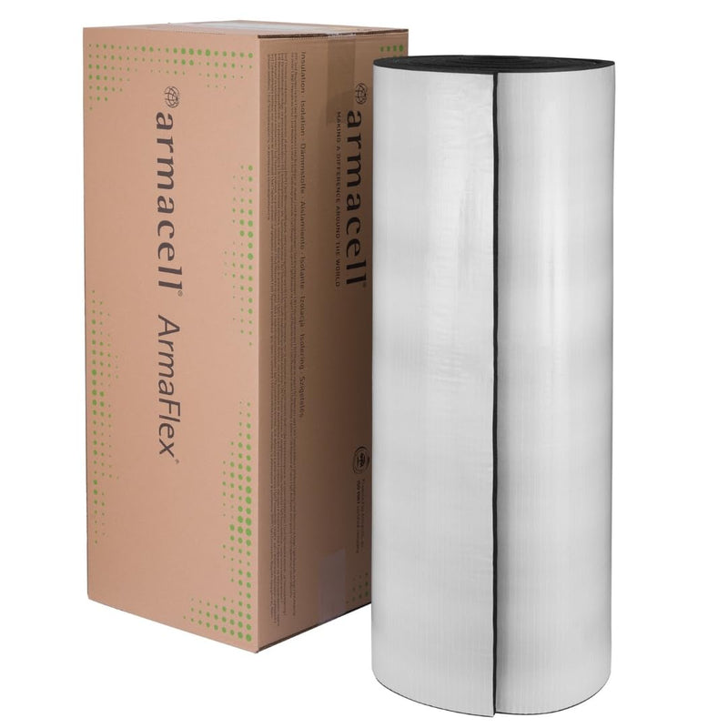 Armacell Armaflex 6mm-32mm Dämmmatten Dämmung Isolierung Kautschuk (Selbstklebend, 19mm - 6m x 1m)