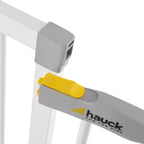 hauck Open N Stop KD ohne Verlängerung, Weiß - Schutzgitter für Türen & Treppen, Breite Verstellbar 75-80 cm, 77 cm Hoch, ohne Bohren, für Kinder & Hunde, Einhändiges Öffnen in beide Richtungen