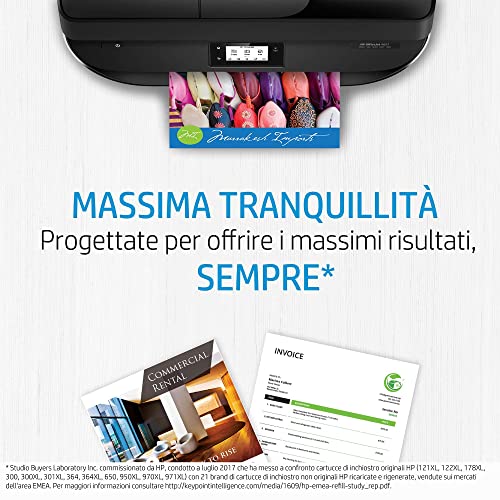 HP 912 (6ZC74AE) Multipack Original Druckerpatronen 1xBlau, 1xRot, 1xGelb, 1xSchwarz für HP OfficeJet 801x, HP OfficeJet Pro 802x