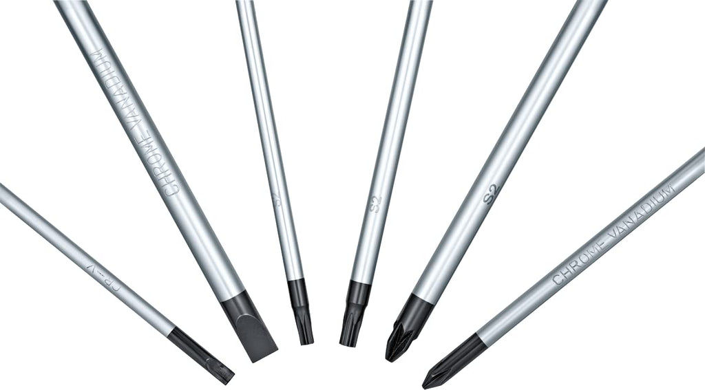Bosch Professional Schraubendreher Set 6tlg. (SL/PH/PZ/TX, inkl. SL 3.5x75mm, TX 20x100mm, TX 15x75mm, SL 6.5x125mm, PZ 2x125mm, PH 1x100mm, Einlage)