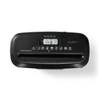 Aktenvernichter - 6x A4-Seiten - 10 l - Sicherheitsnorm: DIN 2-190 W - Schwarz