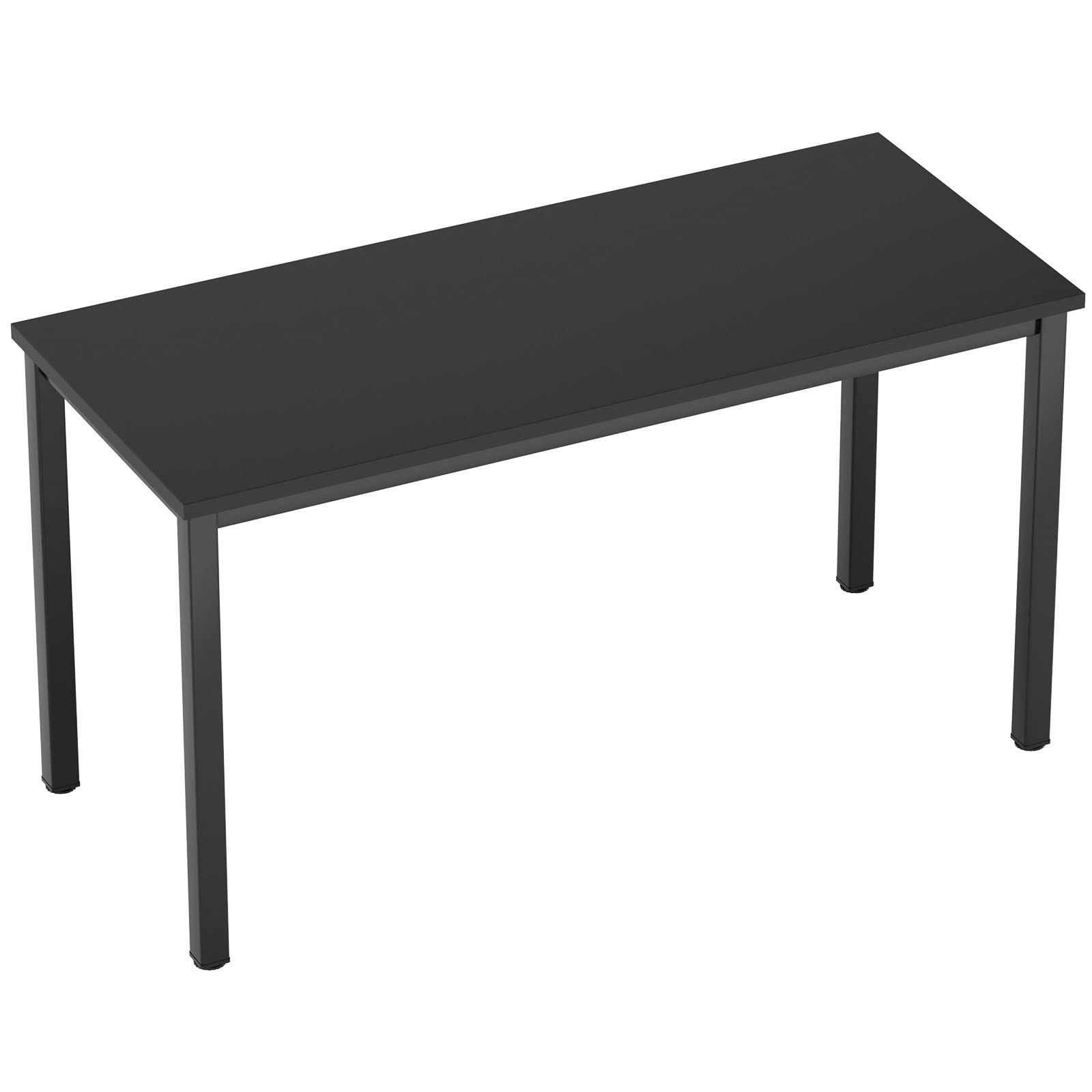 SogesHome PC Schreibtisch Computertisch 100 x 60 x 75 cm Bürotisch Workstation für Home Office Verwenden Schreibtisch, Esstisch Konferenztisch, Schwarz