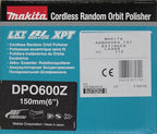 Makita DPO600Z Akku-Exzenterpolierer 18V (ohne Akku, ohne Ladegerät)