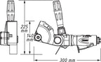 HAZET Multi Schleifer (stufenlose Geschwindigkeitsregulierung, verstellbarer Handgriff) 9033N-6