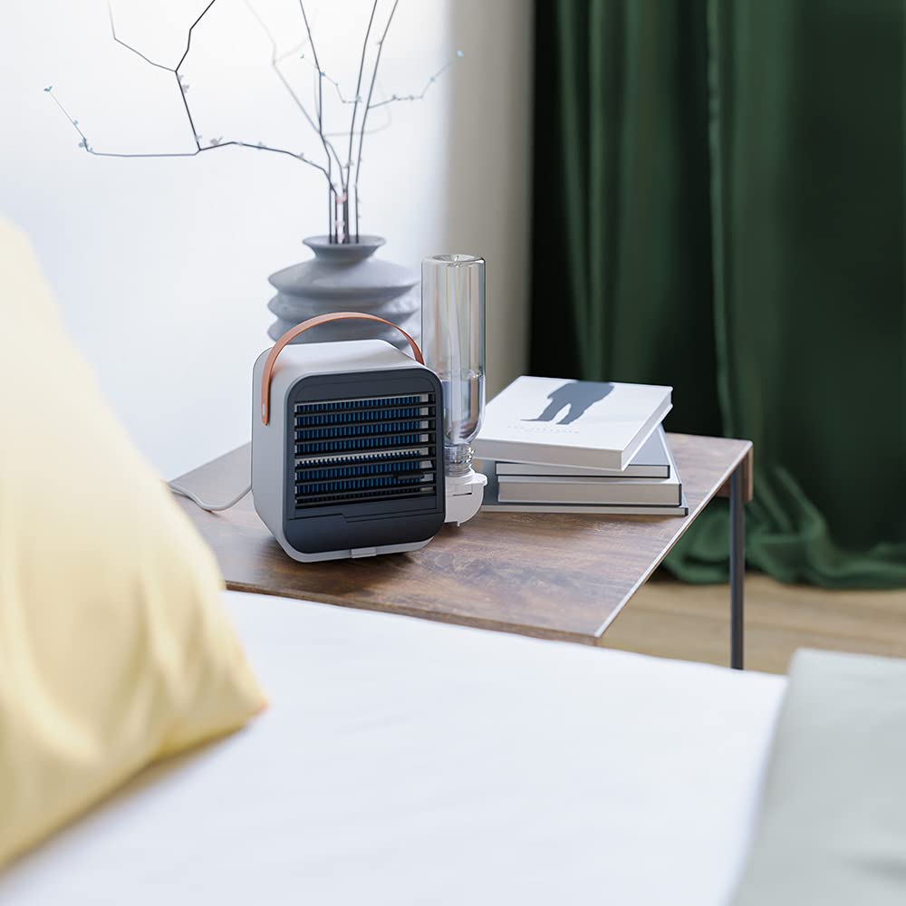 Beurer LV 50 Fresh Breeze Tischventilator/-kühler, handlich, portabel und modern, 2-in-1 Ventilator und Luftbefeuchter, ideal für's Büro, ohne chemische Zusätze, Tragbar, Einfach