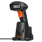 Tera Pro Extreme Leistung 1MP-Kamera Barcodescanner QR 2D 1D Bluetooth Barcode Scanner Wireless 2,4G mit USB Ladestation Hochauflösendes Scannen, HW0007