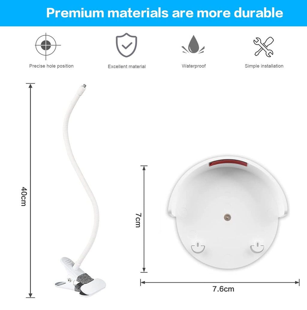 Monitor Halterung für Philips Avent Babyphone SCD923/26, Flexible Baby Kamera Halter für SCD643/26, Holder für Philips Avent Video Baby Monitor, Video Babyphone Kamera Mount Halterung Stand Zubehör