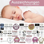 babybay Maxi extra großes Beistellbett aus massivem Buchenholz / Kinderbett Höhe stufenlos verstellbar & umweltfreundlich / mitwachsendes Babybett (kernbuche geölt)