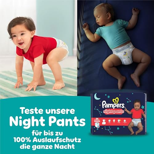 Pampers Baby-Dry Pants Größe 8, 117 Windeln, 17kg+, 360° Passform hilft, Auslaufen zu verhindern
