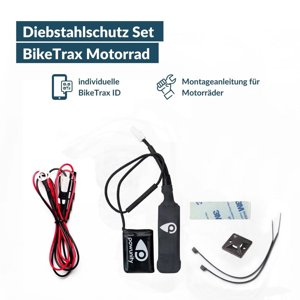 GPS-Tracker für E-Bikes — Motorrad kompatibel, lückenlose GPS-Übertragung in Europa — Diebstahlschutz, Echtzeit-Tracking mit Handy-App — inkl. SIM & Zusatzakku