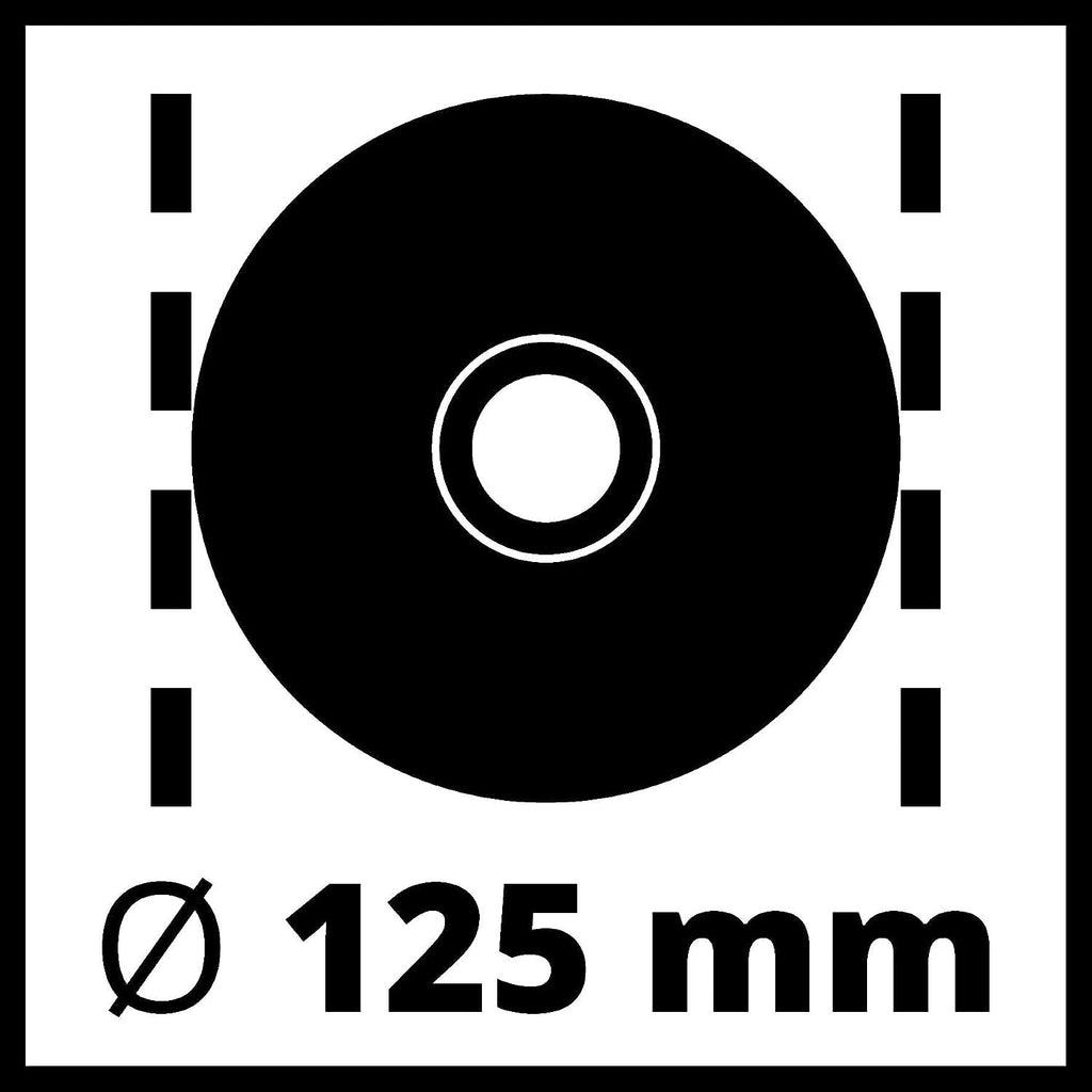 Einhell Winkelschleifer TE-AG 125 CE (1100 W, Scheibe Ø 125 mm, Konstantelektronik, Schutzhaube, Schlüssel im verstellbaren Zusatzhandgriff, ohne Trennscheibe)