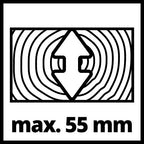 Einhell Kapp-Gehrungssäge TC-MS 2112 (max. 1.600 W, 5.000 min-1, hochwertiges HM-bestücktes Sägeblatt, Drehtisch mit Winkeleinstellung 45° links/rechts)