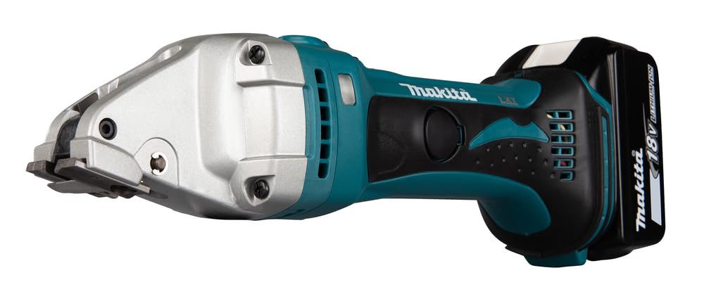 Makita Akku Kurvenschere 18 V / 5,0 Ah, 2 Akkus und Ladegerät im MAKPAC, DJS101RTJ