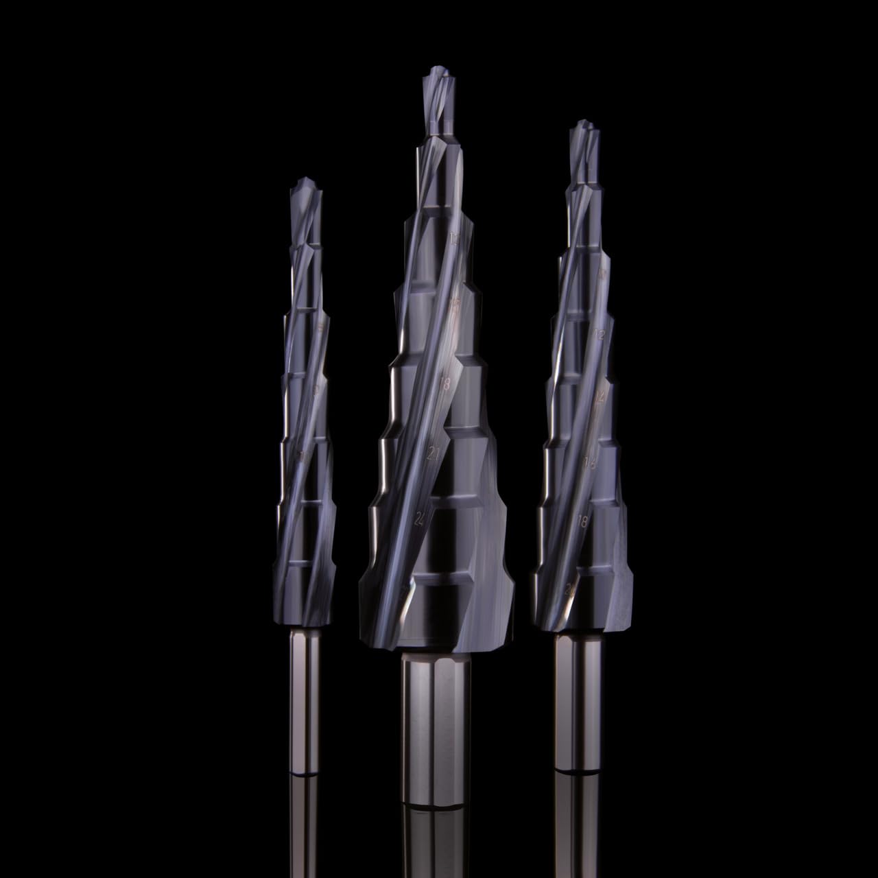 RUKO ULTIMATECUT Multidrill-Satz HSS RUnaTEC in Kunststoffkassette, HSS RUnaTEC Beschichtung, revolutionäre Schneidengeometrie, 3-teilig